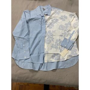 Buttoned down women’s shirt.